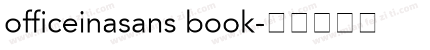 officeinasans book字体转换